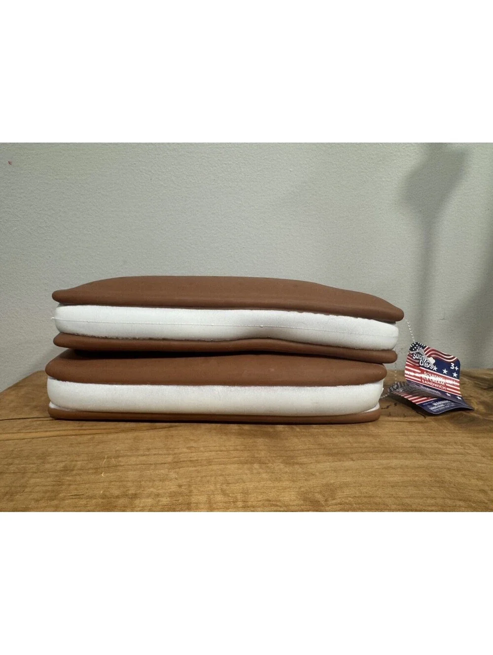Sunny Days 10 Inch Squishy Ice Cream Sandwich - New with Tags! (Price for 1)
